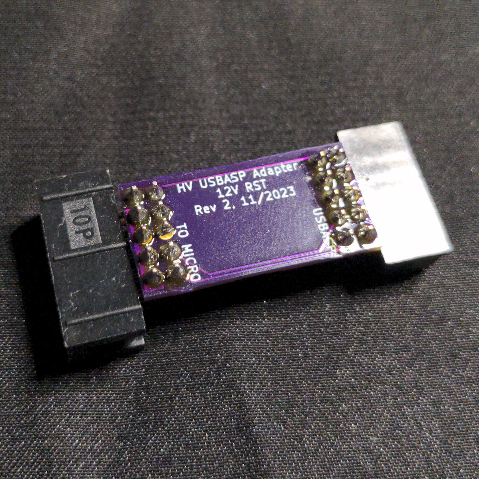 USBasp High-Voltage Serial Programming Adapter, view 3